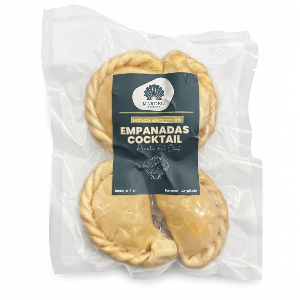 Empanadas cóctel camarón queso 4u
