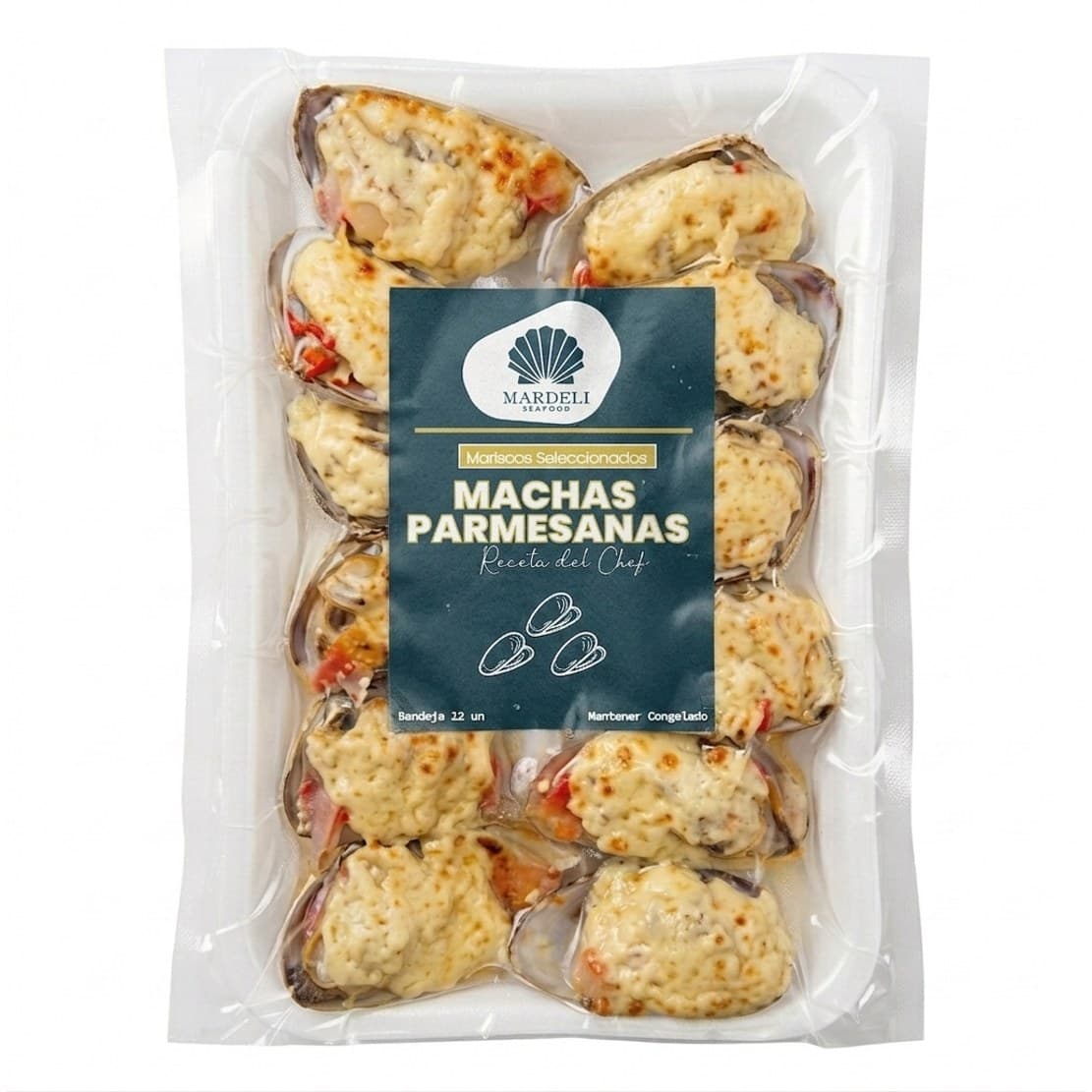 Machas a la parmesana 12u