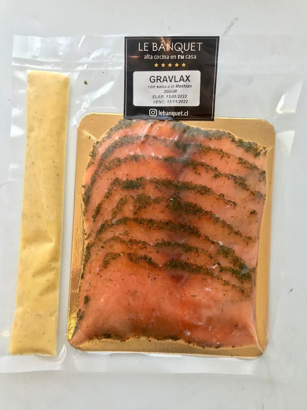Gravlax de salmón 200gr